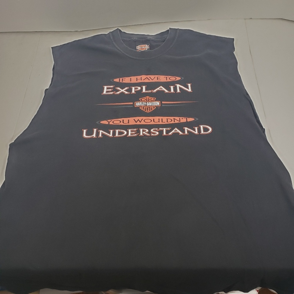 HARLEY DAVIDSON SLEEVELESS 2001 TSHIRT